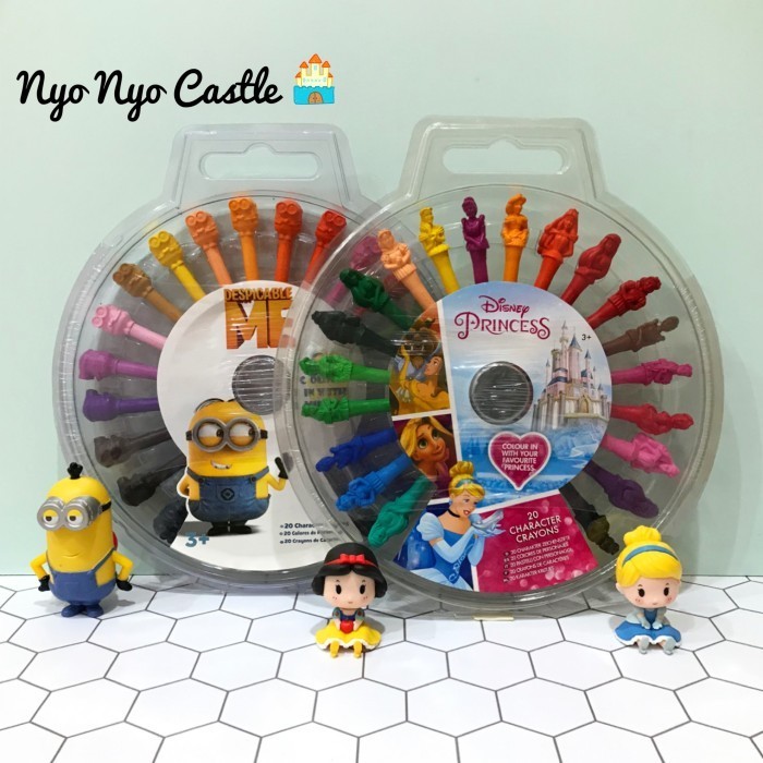 

Sale Character Crayon 3D Shape Disney 20 Color Paw Patrol Mickey Princess Bergaransi