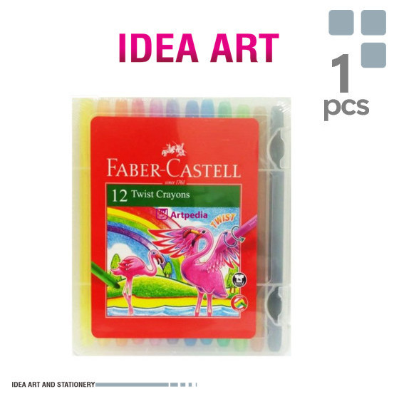 

Gaya Twist Crayon Faber Castell 12 - Crayon Model Pen Putar 520612 Terlaris
