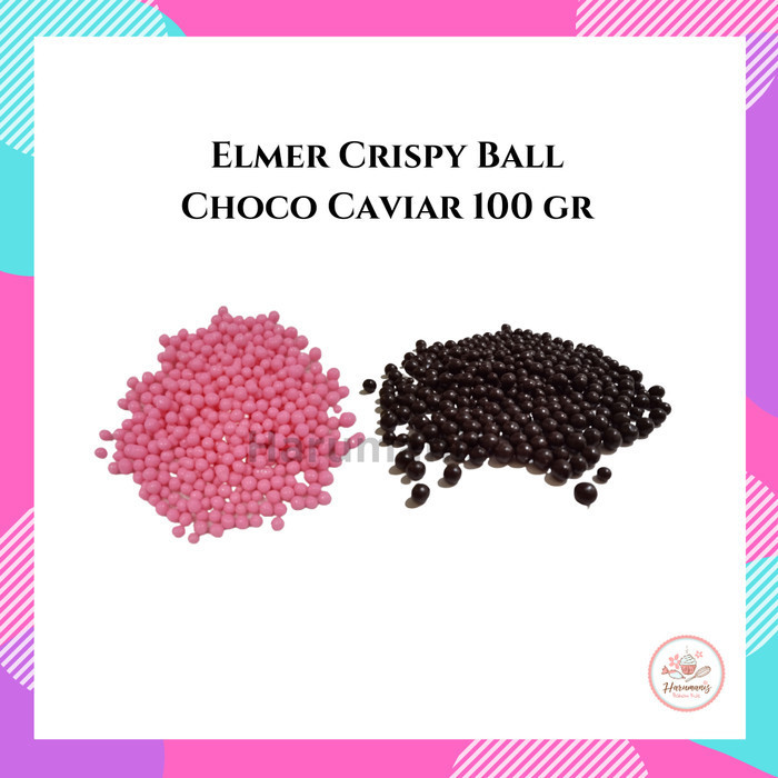 

Buruan serbu] Elmer Crispy Ball Chocolate Choco Caviar 100gr