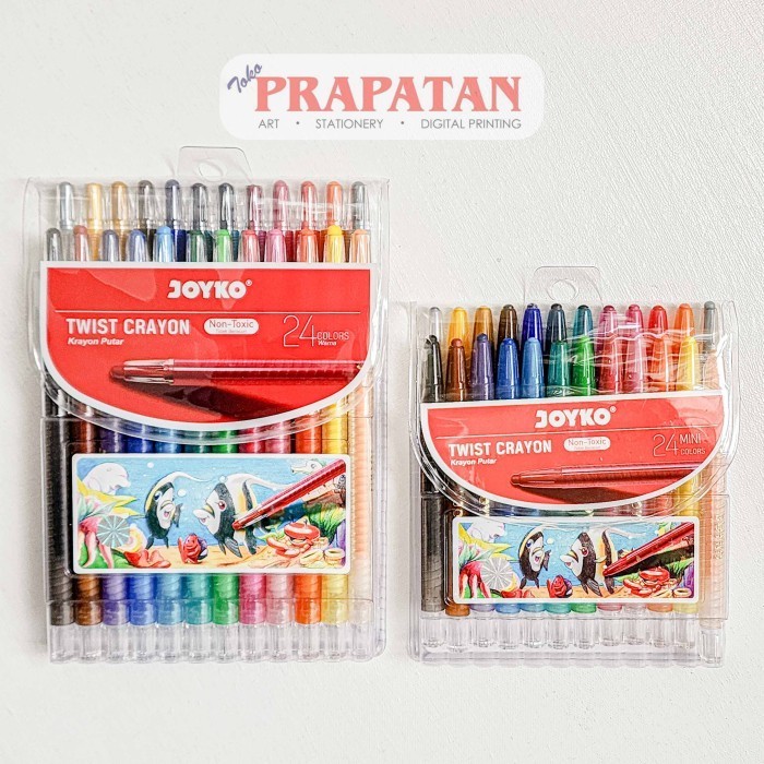 

Bagus Titi Twist Crayons 24 Warna / Krayon Putar Titi Panjang Hot Sale