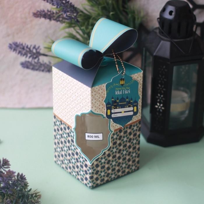 

Box Lebaran Isi 1 Toples Jar 800Ml Dus Kue Kering Packaging Hampers 065