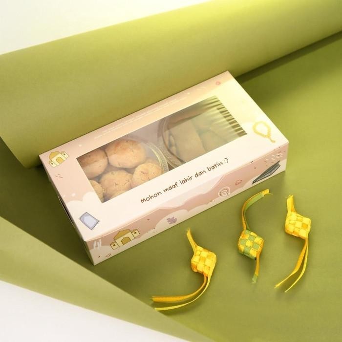 

Box Kotak Lebaran Idul Fitri Isi 2 Toples 250Gr Dus Hampers Uk 25X13X5 009