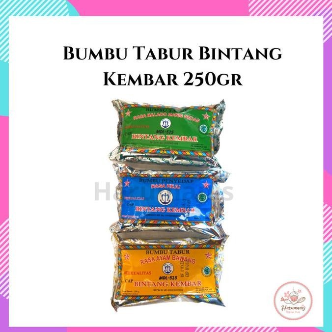 

,,,,,,,] Bumbu Tabur Bumbu Atom Bintang Kembar 250gr