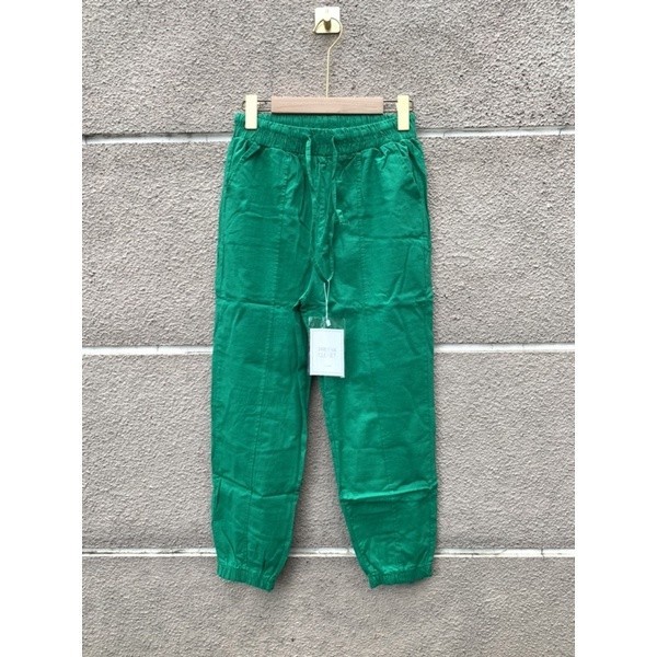 [THE BEST COLLECTIONS] Daily Linen Pants (8906) Preeya Closet/ Celana Jogger Wanita Import Bangkok