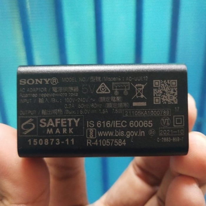 Terlaris Sony Ac Uue12 Original Adaptor Charger For Sony A6000 A7 Ii Promo Terbaru