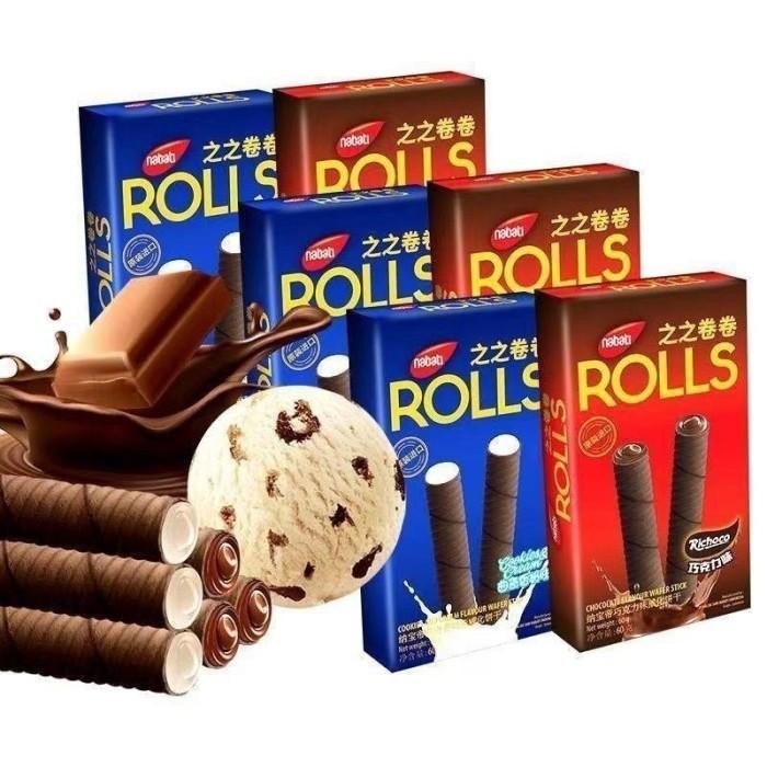 

Halal - Cookies cream stik rolls 60gr Best seller