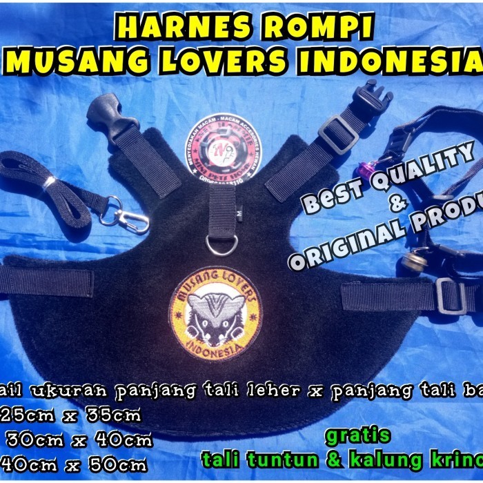 Terlaris Harnes Rompi Musang Lovers Indonesia Ukuram L Promo Terbaru