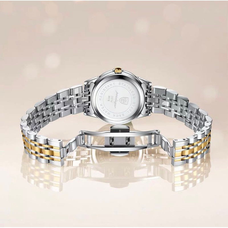[ONLINE EXCLUSIVE] Wlisth Jam Tangan Wanita W17 Anti Air Original Cewek Kalender Bercahaya Analog