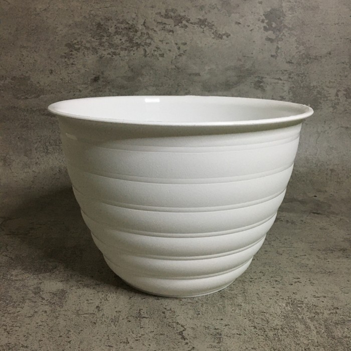 ~~~] Pot Tawon/Pot Bunga Sarang Lebah 25 Putih/Pot Bunga Murah Plastik SR