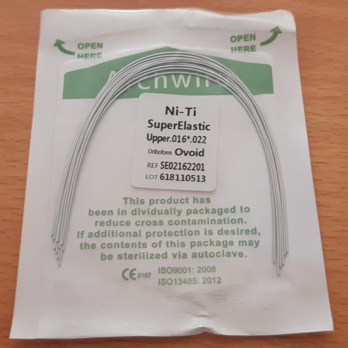 Terlaris Dental Kawat Niti Recta/kawat behel gigi Niti Recta 16x22 Upper SALE