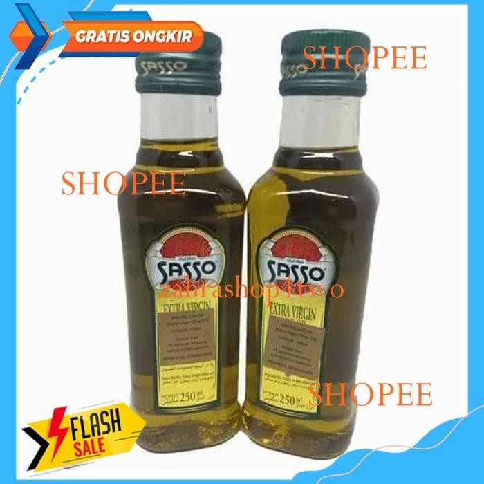 

ZAITUN SASSO 250ML EXTRA VIRGIN OLIVE OIL MINYAK ZAITUN/ PCS PRODUK BAHAN BERKUALITAS TINGGI !!