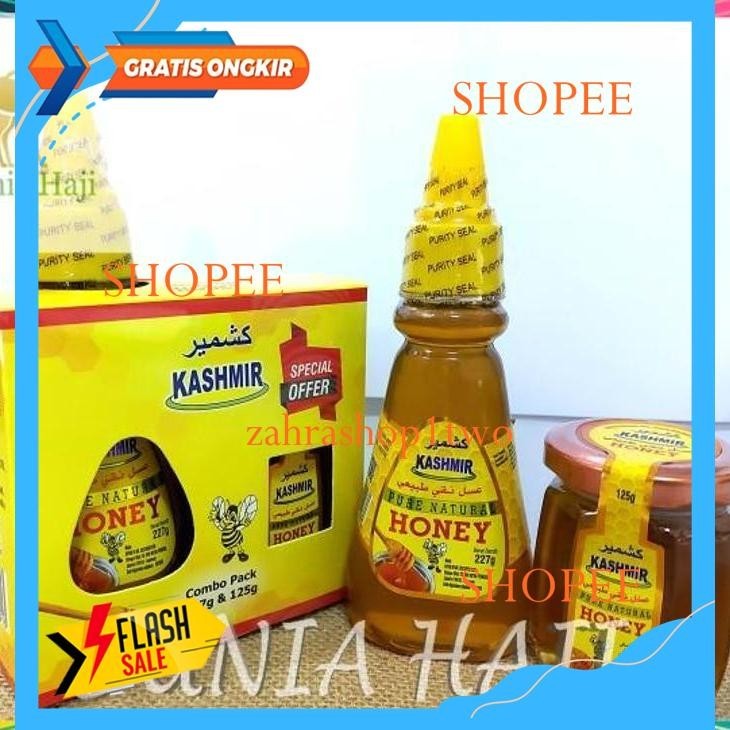 

MADU ASLI KASHMIR COMBO PACK 227GR + 125GR PURE NATURAL HONEY KHASMIR PRODUK BEST PRODUK !!