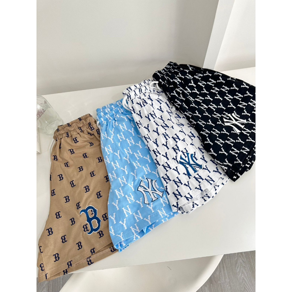 [ONLINE EXCLUSIVE] Celana Pendek Pria / Wanita Shorts NY MLB Full Print