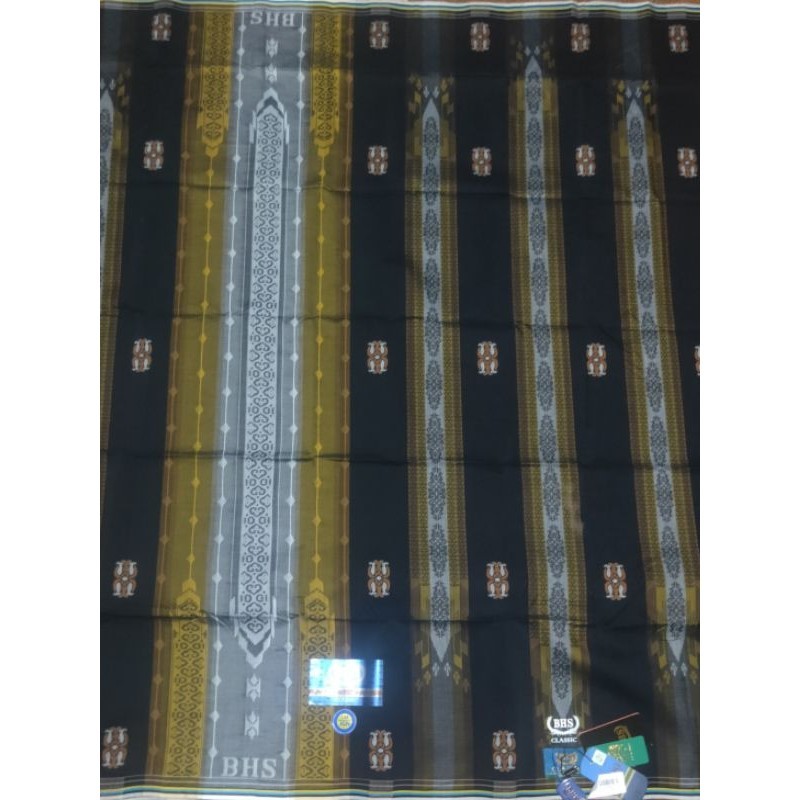 Sarung BHS Classic Gold C48-JGN | BHS Classic Jacquard Songket Timbul | Sarung Pria Songket | BHS CLASSIC | BHS JACQUARD | Bisa COD