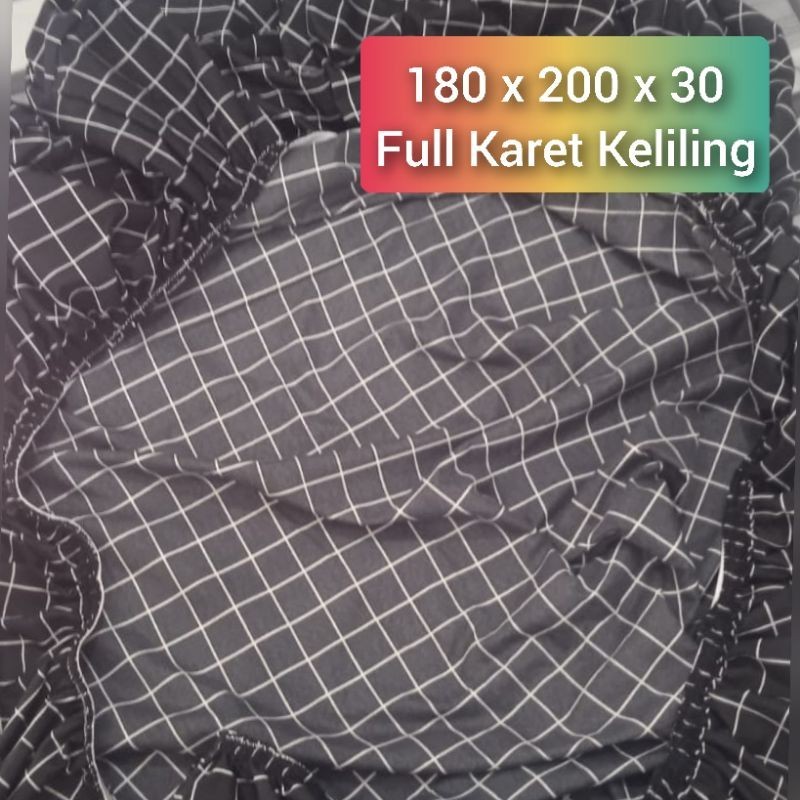 Sprei Full Karet keliling 180 x 200 x 30