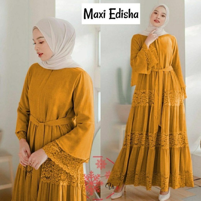 Baju Muslim Model Terbaru Dres Syari Import Premium Pesta Kondangan Baju Gamis Terbaru 2023 Dewasa C