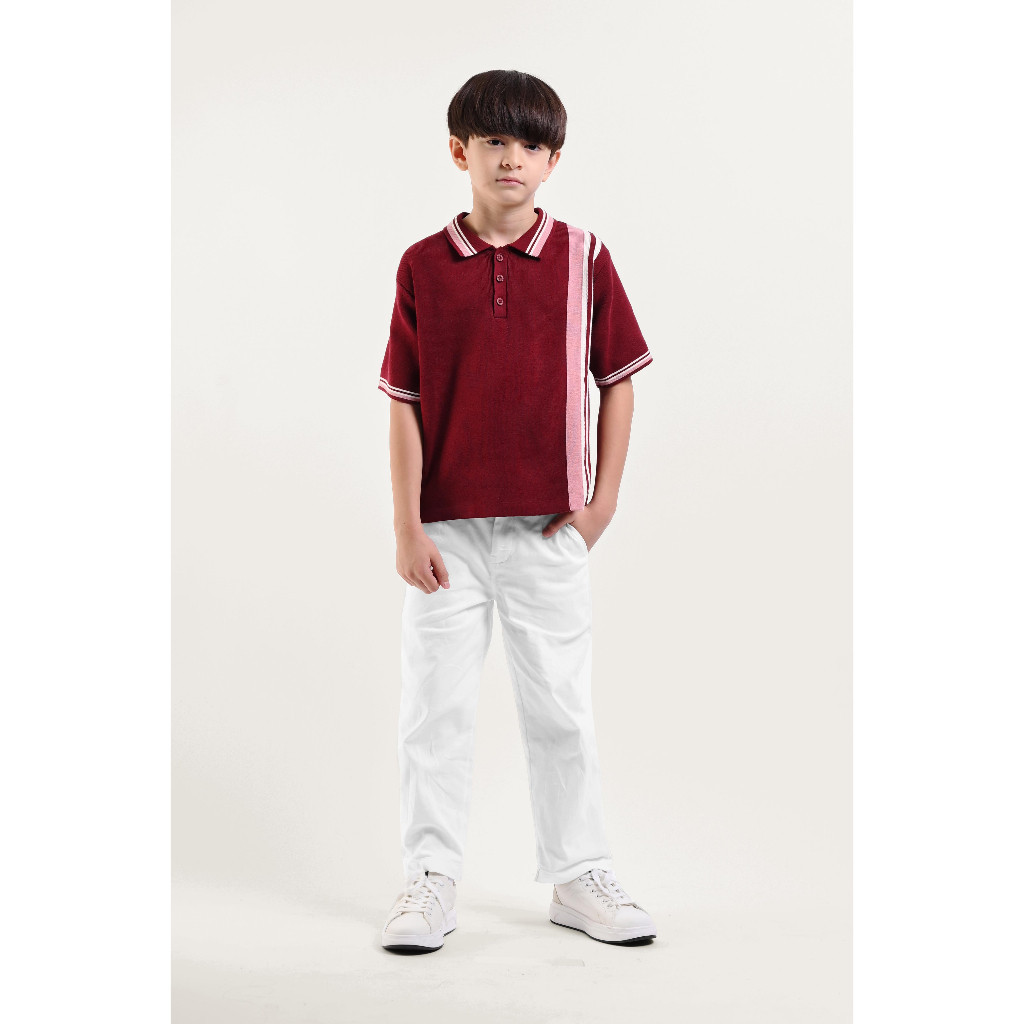[SVT COLLECTIONS] Prepp Studio Jr - Noel Polo Shirt Maroon