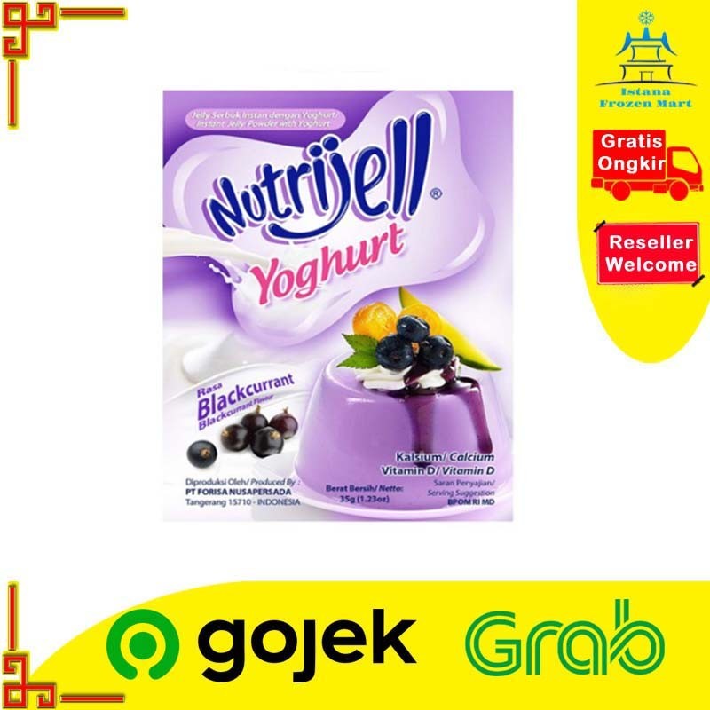 

Yogurt Blackcurrant NUTRIJELL Yoghurt 35 GR