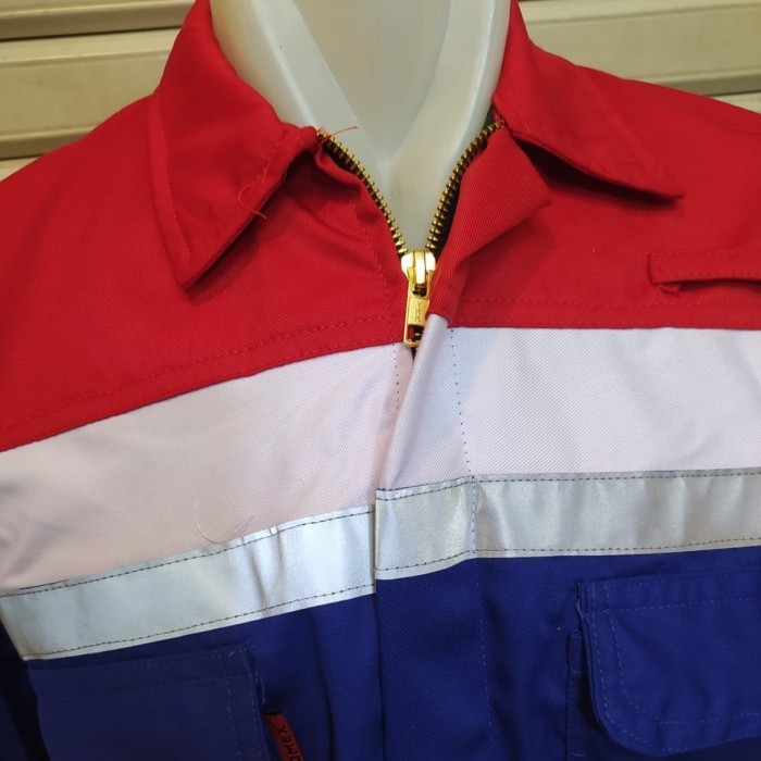 WEARPACK SAFETY ATASAN PERTAMINA BAHAN NOMEX / SERAGAM KERJA ATASAN