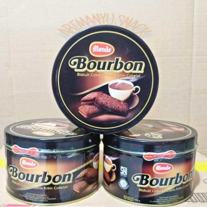 

Biskuit Monde Bourbon Kaleng 500 gr