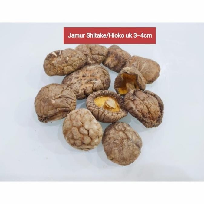 

Jamur Shitake kering 3-4cm/hioko/mushroom 3-4cm/jamur shitake 250gr