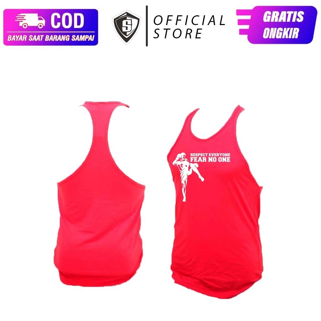 Baju Singlet Olahraga Pria Muaythai Fear No One Halus.jpg