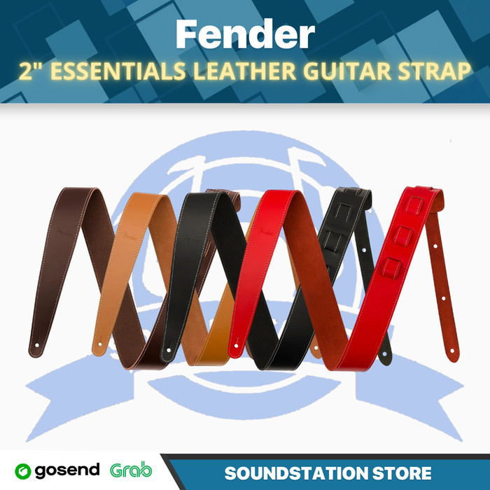 2Inch Essentials Leather Guitar Strap - Strep Kulit Gitar Bass