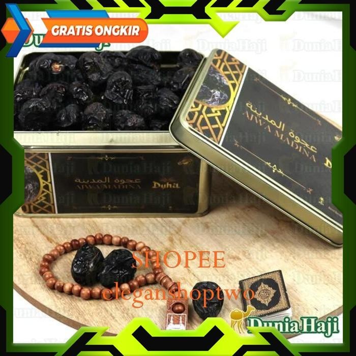 

KURMA AJWA ALIYAH AL FATIH 1KG KEMASAN KALENG KURMA NABI ASLI MADINAH PRODUK BAHAN BERKUALITAS TINGGI !!