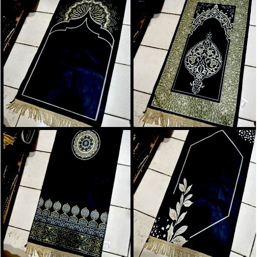 Murah SAJADAH TRAVEL MINI | SAJADAH FLORA BAHAN KALEP - GrosirMIX, Midi 50x110 Lebaran 2024 Kekinian
