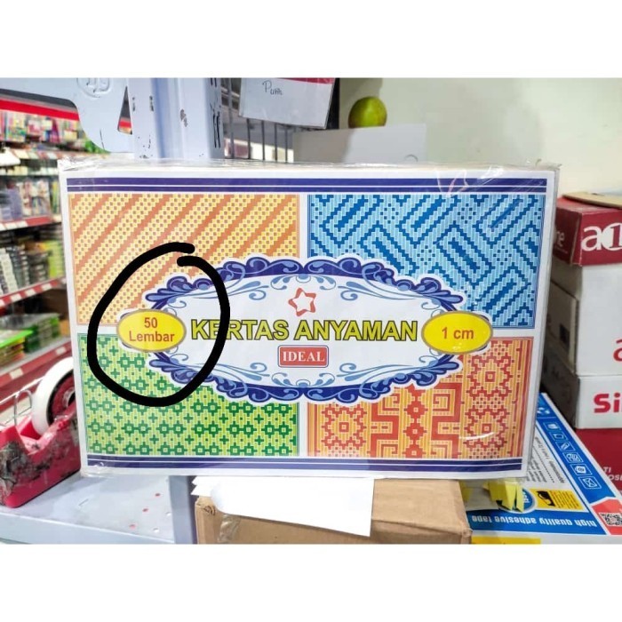 

BARANG TERLARIS Goshima - Kertas Anyaman 1 cm & 5 mm ISI 10 - Ideal Ukuran A4 -