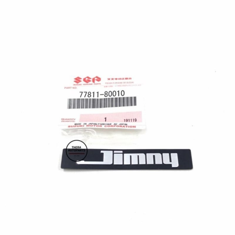 Part Mobil Emblem "Jimny" Dashboard Kecil Suzuki Jimny Original SGP