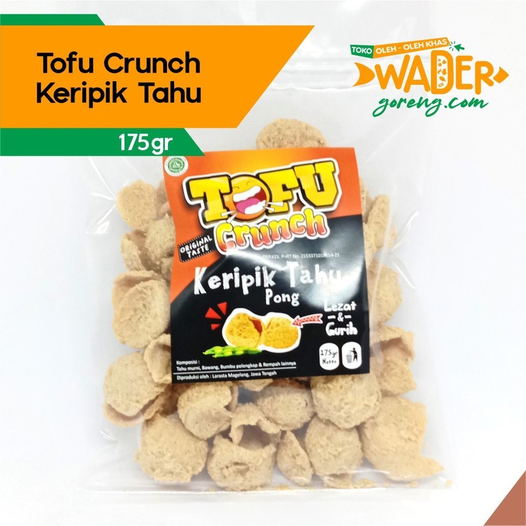 

Tofu crunch keripik tahu crispy khas magelang 175 gram