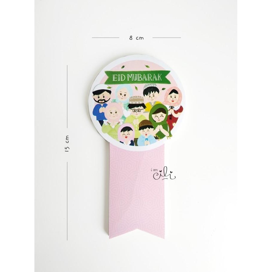 

^^^^^] (SIF081) stiker lebaran lucu untuk toples 500gr (uk 8x15cm)