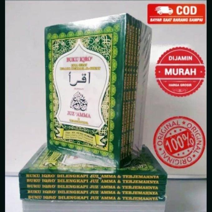 

Ikro Hijau paket 10-IQro juz ama Bendel Besar ikrok juz ama p 21 x15