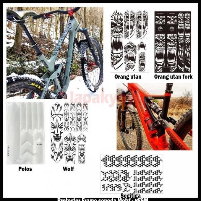 Protector Frame sepeda - PFS Fork 27.5 - Clear + Paket Clear