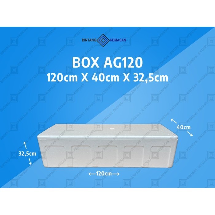 

Terlaris Box Styrofoam Ag120 120 X 40 X 32,5Cm - Foam Box Promo Terbaru