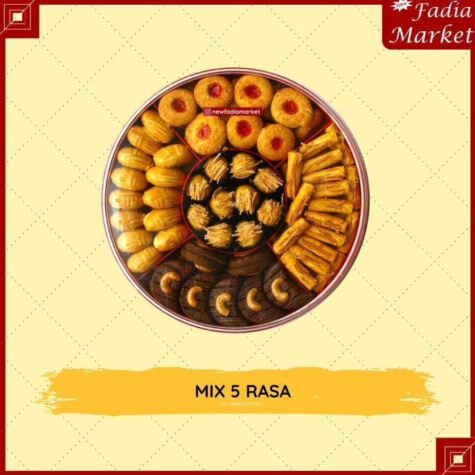 

] KUE KERING SR MIX CAMPUR 5 RASA UNTUK PARSEL RAMADAN/LEBARAN/IDULFITRI