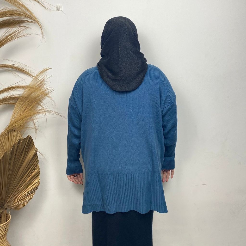 [COLD COLLECTIONS] KRB Outer Inara Kancing Jumbo Rajut Knitwear Oversize Sweater Rajut Wanita