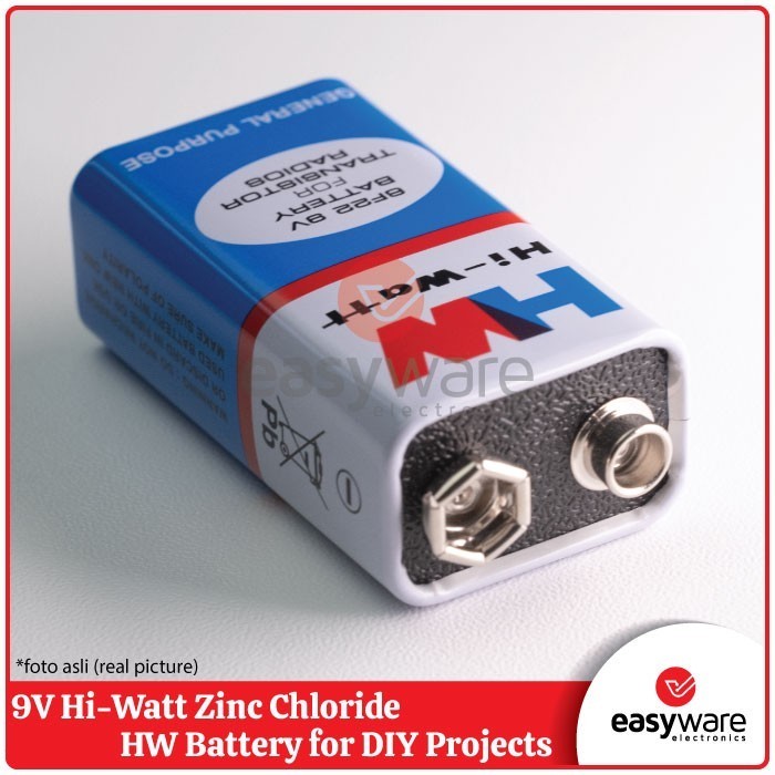 [Box] Battery 9V For Arduino Raspberry Hw Baterai 9V Hw [Mini]
