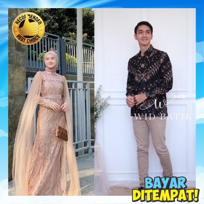Gamis Copel Buju Muslimah Pasangan Cople Termurah Kondangan Buju Muslimah Murah Gamis Couple Ayah Da