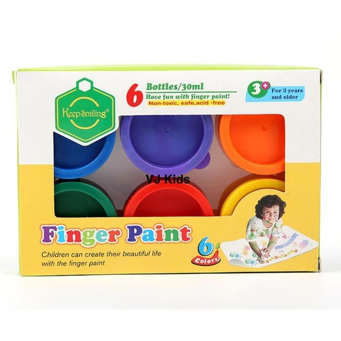 

finger paint cat untuk melukis anak, utk art n craft aman digunakan