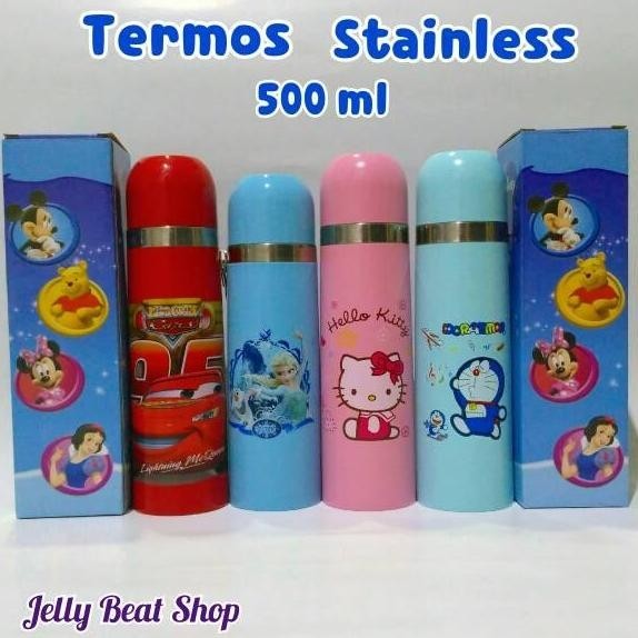 Termos stainless karakter panas dingin 500 ml kecil