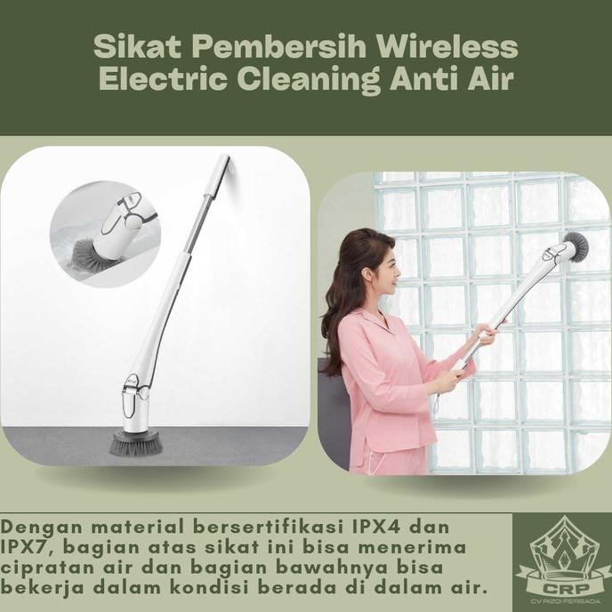 Promo Sikat Pembersih Elektrik Kamar Mandi Ori Xiaomi Anti Air