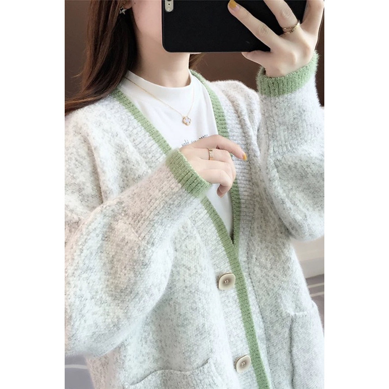 [COLD COLLECTIONS] SONNE Snow Cardigan - Cardigan rajut 2 warna wanita