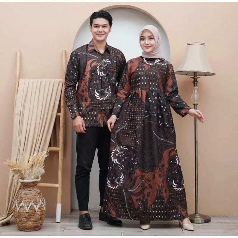 Gamis Couple Suami Istri 2024 Sarimbit Ibu Dan Anak Games Copel Lebaran Longdress Cewek Pasangan Dew