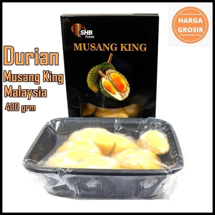 TERBARU DURIAN MUSANG KING MALAYSIA SHB 400 GRAM/DUREN MUSANG KING /SIAP MAKAN 