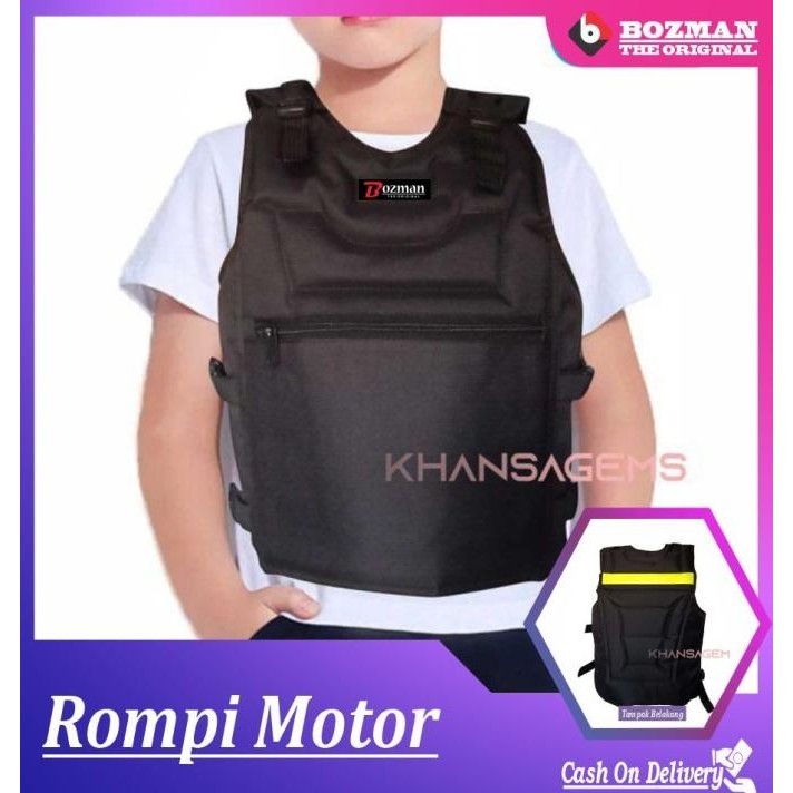 New - Rompi Motor Anak Anti Angin .,