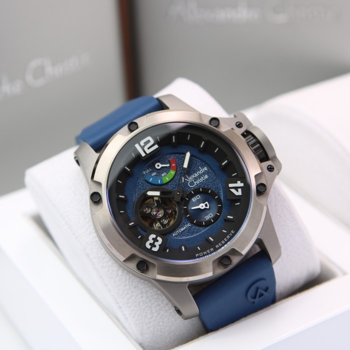 ALEXANDRE CHRISTIE AC 6295 TITANIUM BLUE. LIMITED ORIGINAL