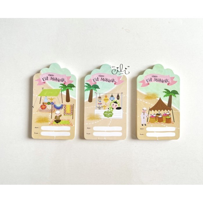 {{{{{{] (HTIF023)TAG ucapan idul fitri lebaran kertas tebal exclusive iamcili