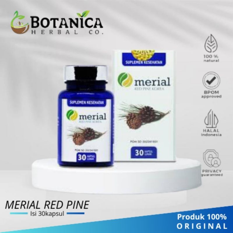 Merial Red Pine Korea Asli Original Resmi Bpom